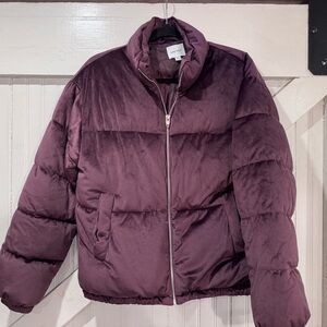 Nine West Deep Purple Puffer Jacket